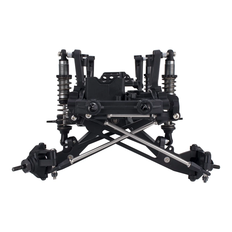 スケールクローラーサスペンション　アキシャル scx10 トラクサス RCクローラー用アルミサスペンション変換キット,ツインiビーム,2wd