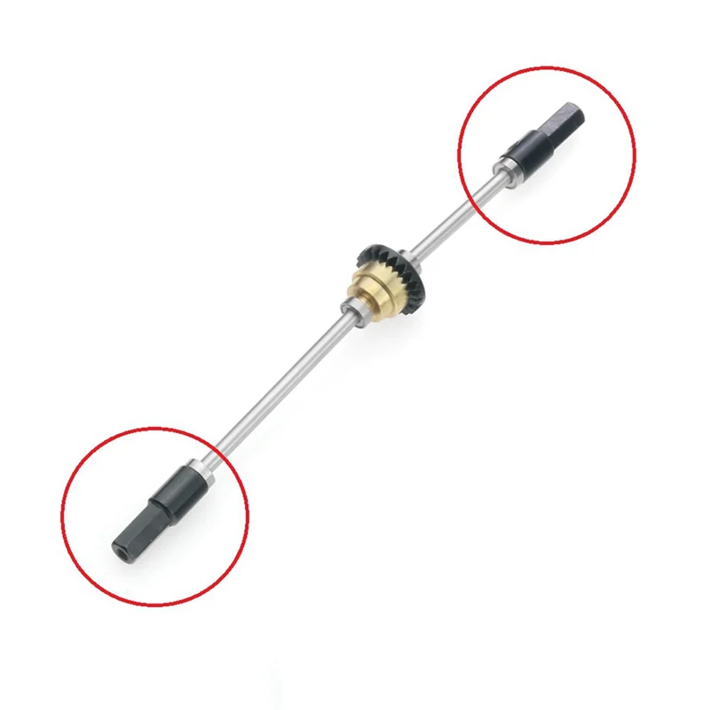 WPL D12 C14 C24 C34 B14 B24 C16 B36 MN D90 MN99S RCカー用メタルリアアクスルシャフト12個 アップグレードパーツ アクセサリー