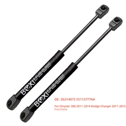BOXI 2Pcs Front Hood Lift Supports 55113777AA 55113776AA For Chrysler 300 2011 - 2014 Dodge Charger 2011-2015 Lift Struts