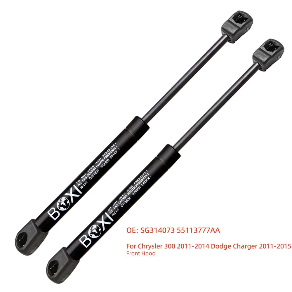 BOXI 2 szt. Amortyzatory maski przedniej 55113777AA 55113776AA Do Chrysler 300 2011 - 2014 Dodge Charger 2011-2015