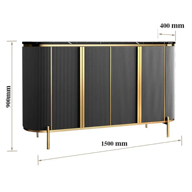 Meuble de salle à manger et de salon, meuble Buffet au Design moderne et Simple, meuble de luxe léger avec grand espace de rangement