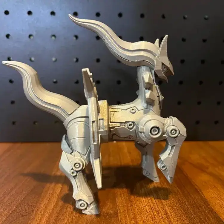 Pokémon 3D Printed Mechanical Arceus Craft Mecha Style Model Fun Cartoon Creative Toy Gift for Boys view 4