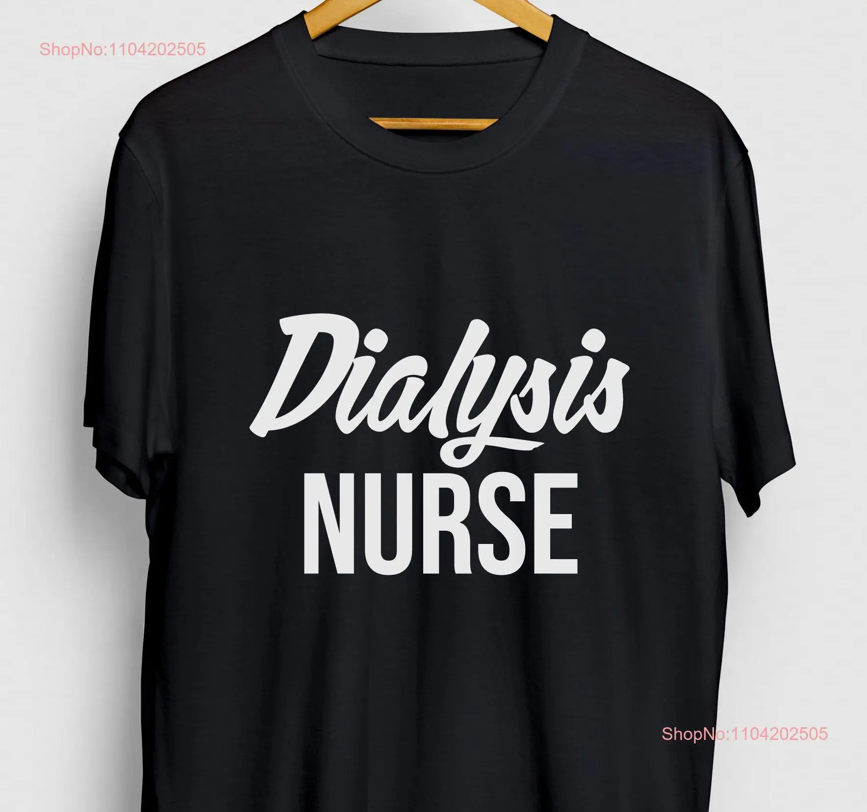 Dialysis Nurse Calligraphy Funny Kidney T Shirt Nursery tee Youth  long or short sleeves