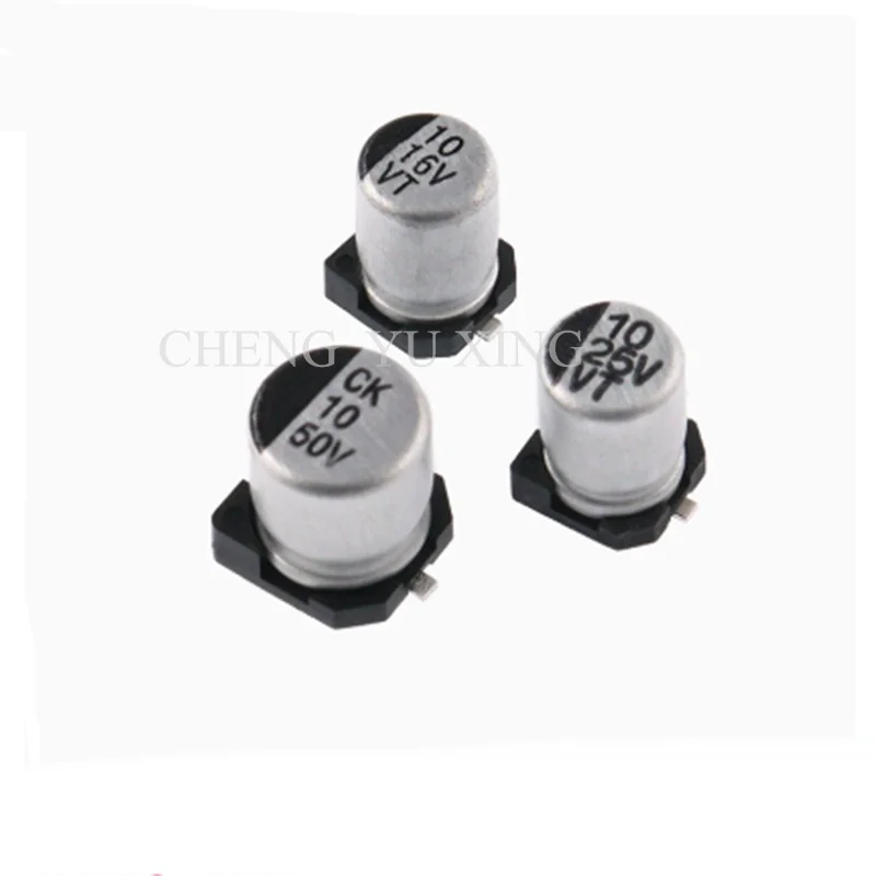 

10PCS SMD Aluminum Electrolytic Capacitor 6.3V 10V 16V 25V 35V 50V 1UF 2.2UF 4.7UF 10UF 22UF 47UF 100UF 220UF 330UF 470UF 1000UF