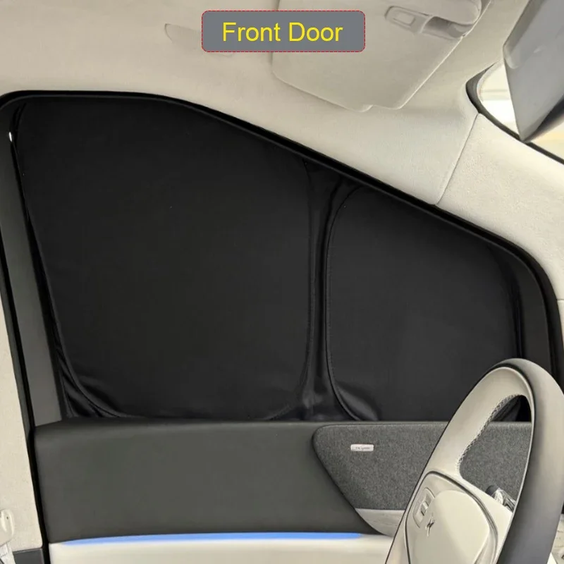 

Car Black Window Privacy Sunshade Auto Anti-UV Heat Insulation Protect Cover Interior Accessory For XPENG X9 2024-Present