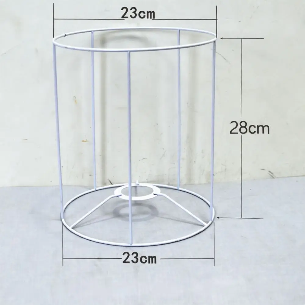 Sturdy Iron Wire Lampshade Frame For DIY Lighting E27 Socket Base Support For Creative Weaving And Resin Art Craft Tools