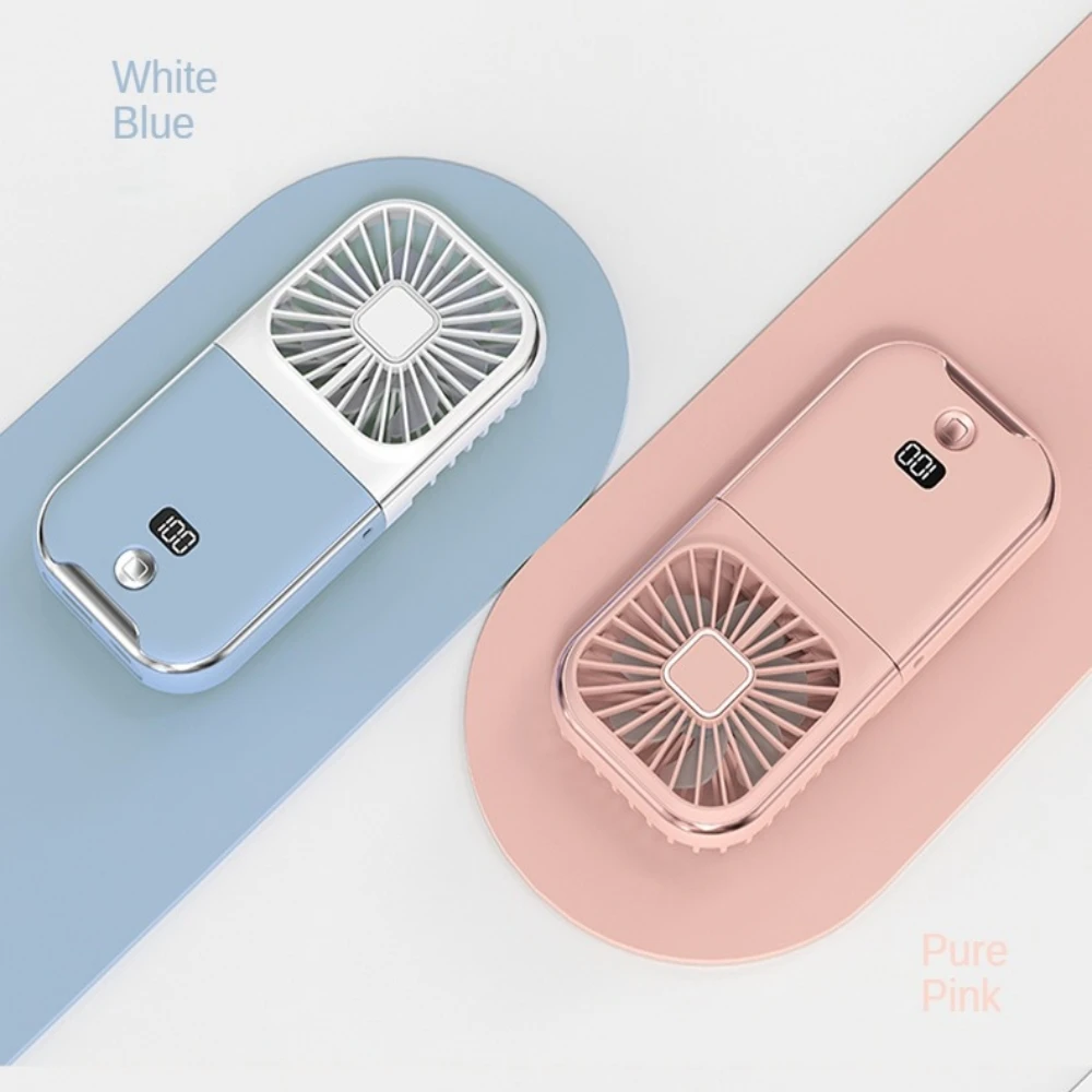 Tragbarer Outdoor-Ventilator mit Nackenbügel, Einstellbare Geschwindigkeiten, Faltbar, USB-Aufladung, Kühlgerät F30 PRO – Detail 1