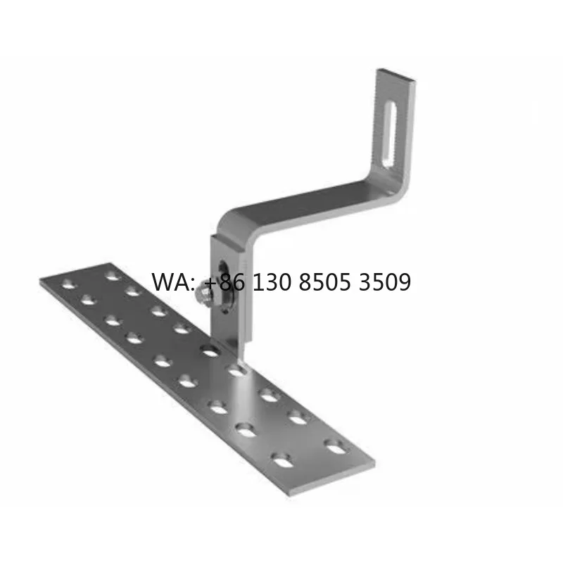 Adjustable End Clamp Tile Roof Hook Bracket for Solar Panel Mounting Support
