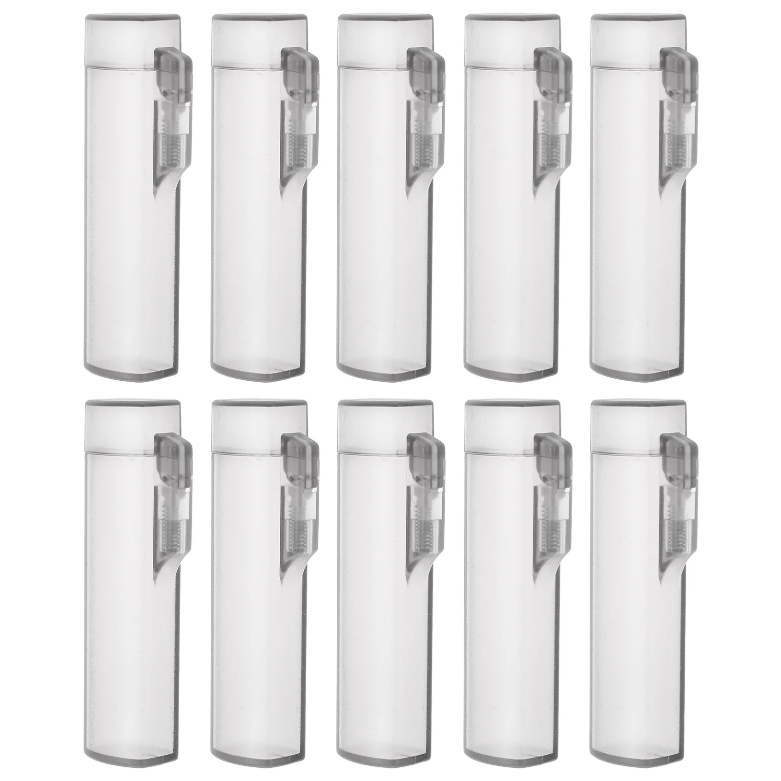 

10pcs Portable Toothpick Box Holder Transparent Mini Dispenser For Travel Camping Outdoor Plastic Pocket Storage Case Kitchen