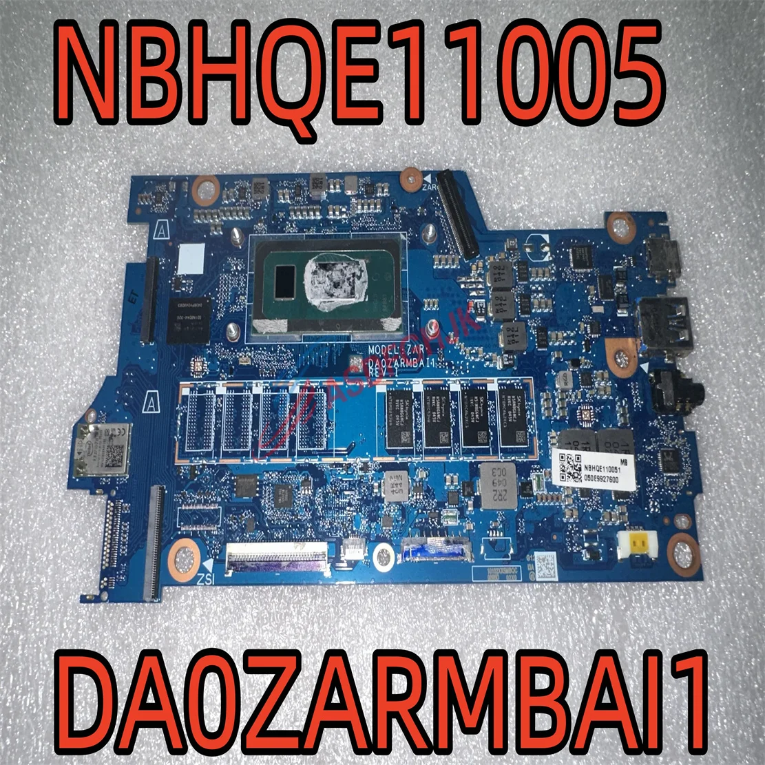 

Genuine For Acer chromebook C871 Laptop Motherboard DA0ZARMBAi1 With CPU SRGL3 5205U NBHQE11005 Mainboard 100% Fully Tested