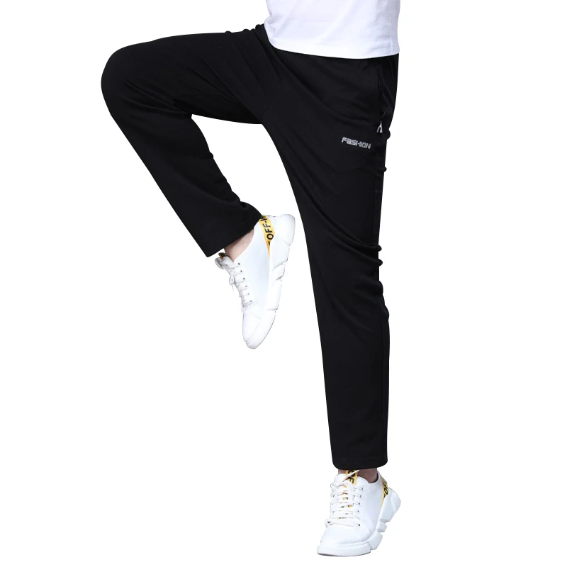 Men's Imitation Cashmere Sports Style Casual Pants, Loose, Straight Leg, Large Size, Thicken, Winter, Windproof