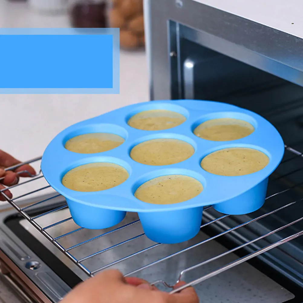 

3pcs Cake Molds Silicone Simple Practical Round Popsicle Mold Baking Molds for Home Store (Large Single Lattice 80ml, Random