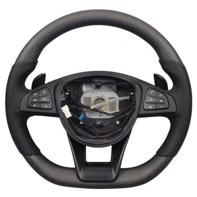 

Upgraded new high-quality all-leather steering wheel for W204 W205 W213 W222 C-Class GLC-Class E-Class 809