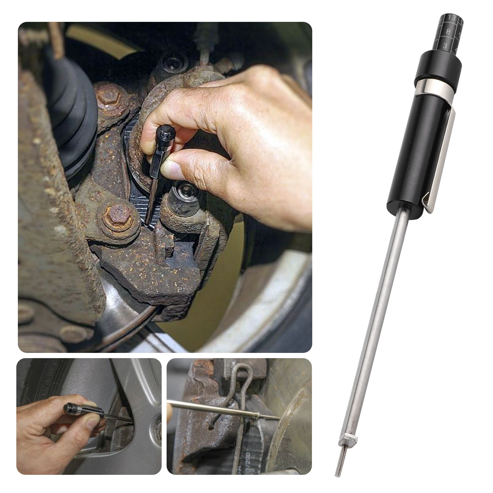 

Измеритель толщины тормозной колодки автомобиля, тестер для экономии времени, автомобильный измерительный инструмент