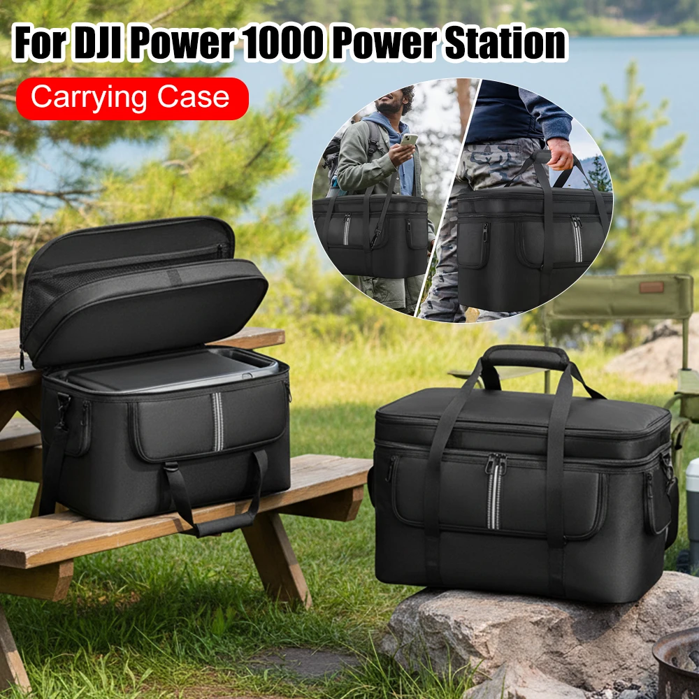 Carrying Case for Power 1000 Portable Power Station Bag Storage Case Protective Case Anti-drop with Shoulder Strap & Handle