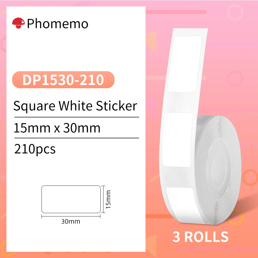 【Buy 2 Get 20% Off】Phomemo D30 Self-Adhesive Sticker Paper Compatible D30 Wireless Handheld Label Machine Easy to Use For Home image 3