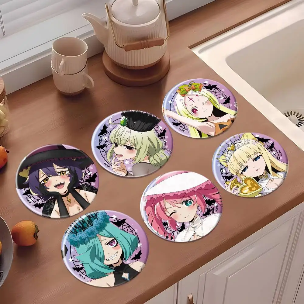 Gushing Over Magical Girls Anime Kawaii Coasters 10cm Round 