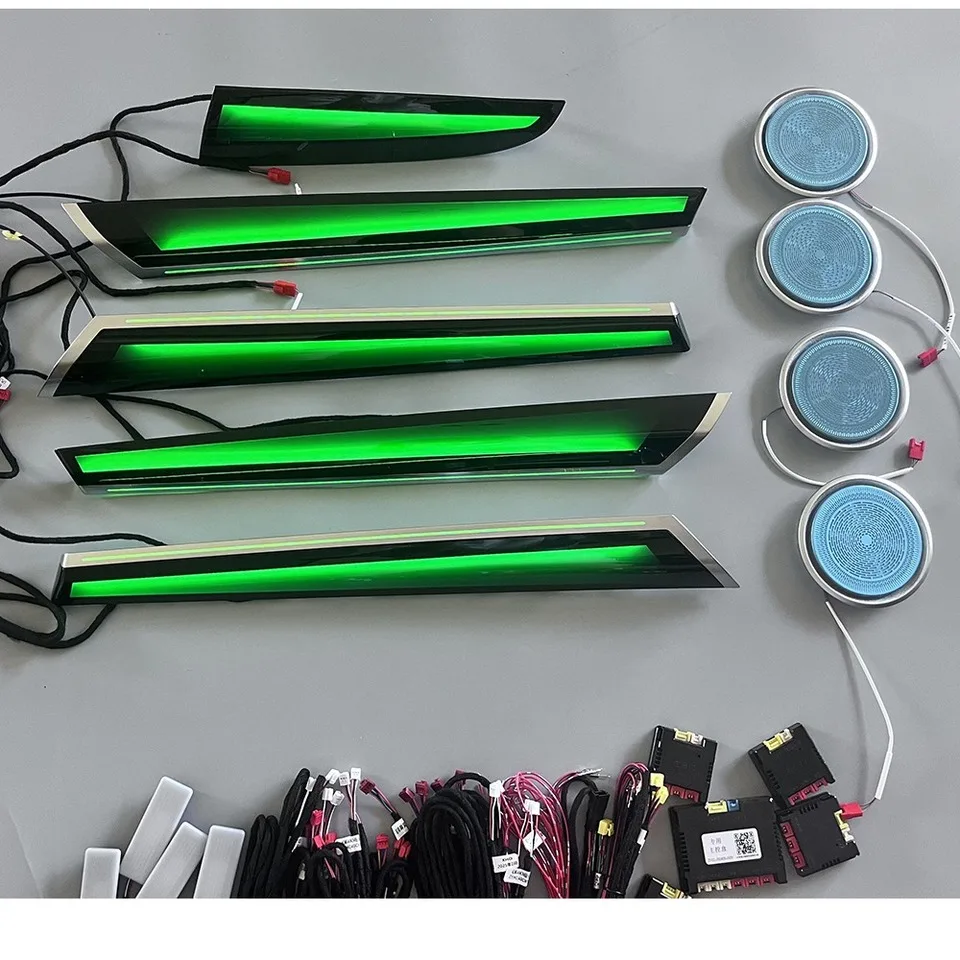 2012-2017 pour BMW X3 X4 F25 F26 LED lumières ambiantes 64 couleurs ABS décoration intérieure automobile systèmes d'assistance de sécurité