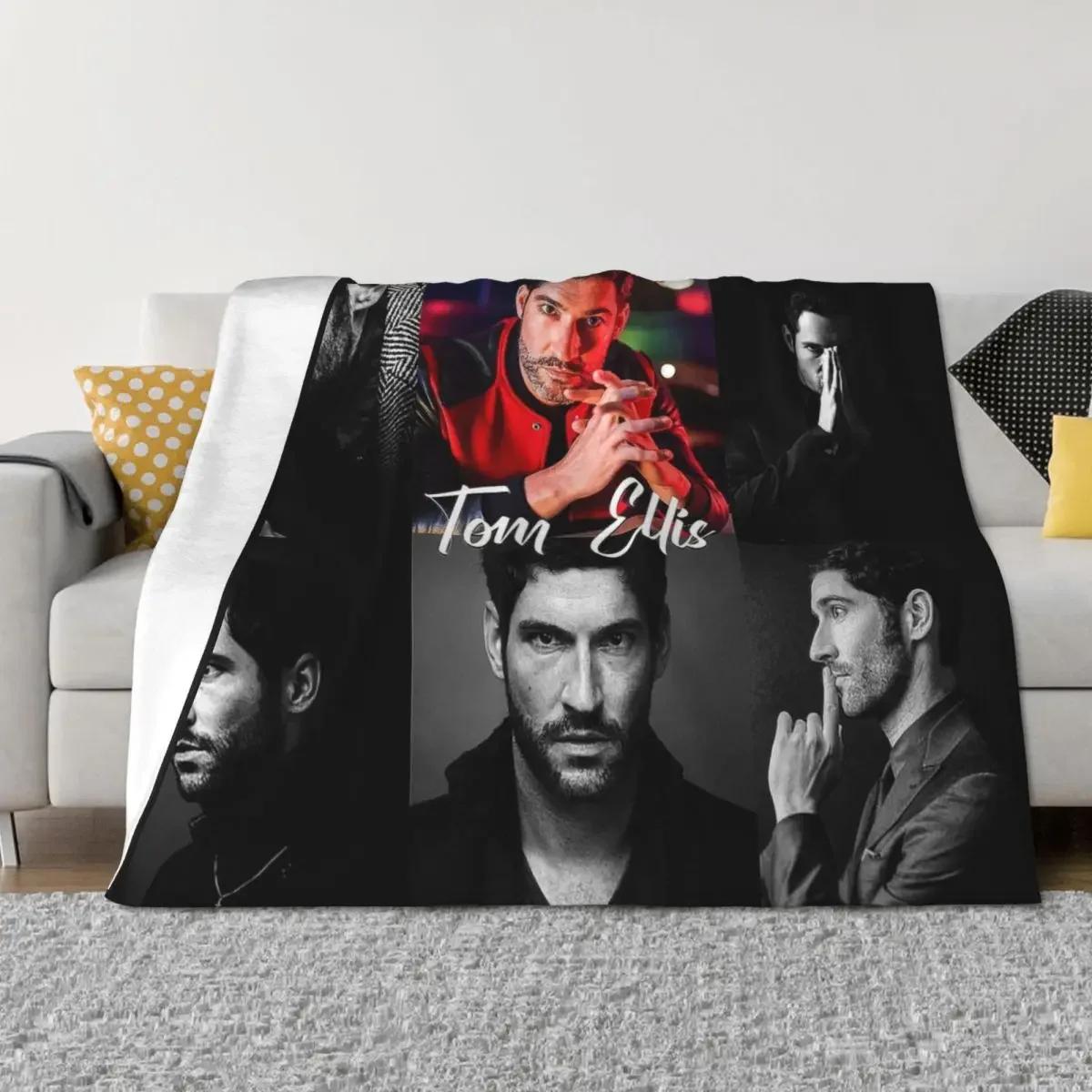 Tom ellis Throw Blanket Quilt Polar Flannels Blankets For Bed Blankets