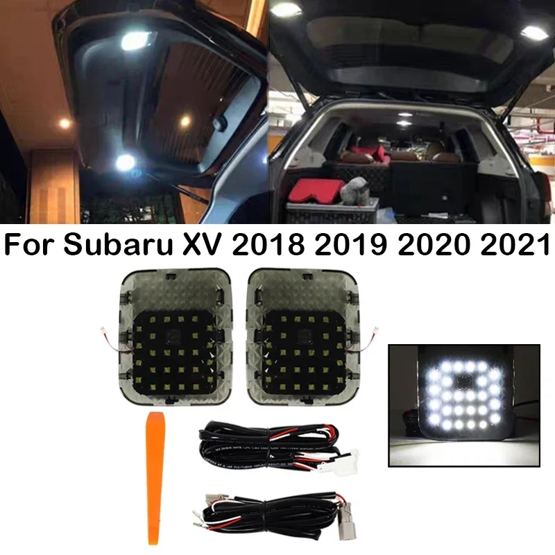 New！ Car Trunk Light Tailgate Lamp With Touch Activated Switch Suitcase Light Luggage Light For Subaru XV 2018 2019 2020 2021 20