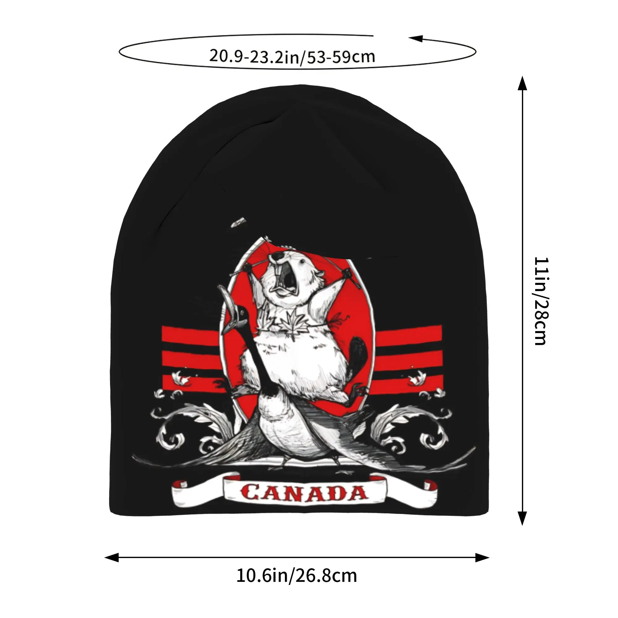 Funny Canada Is Calling and I Must Go Flag  Skull Cap Beanie Quick Dry  Gym Workout Hat for Men Women