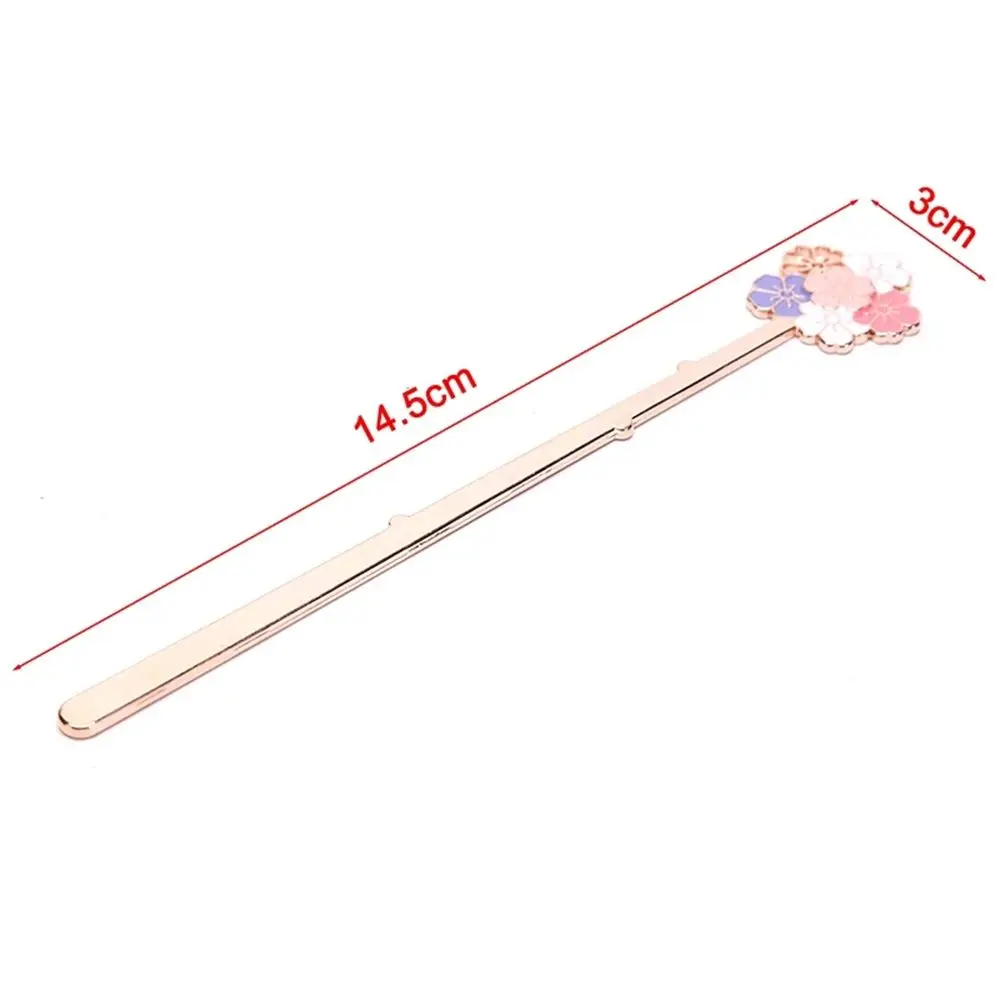 Colorful Creative Sakura School Supplies Students Page Label Book Support Bookmarks Reading Assistant