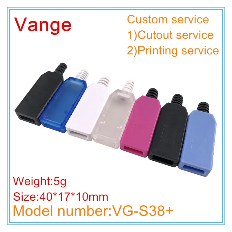 4 個 Vange USB プロジェクトボックス 40*17*10 ミリメートル ABS プラスチックジャンクションボックス diy