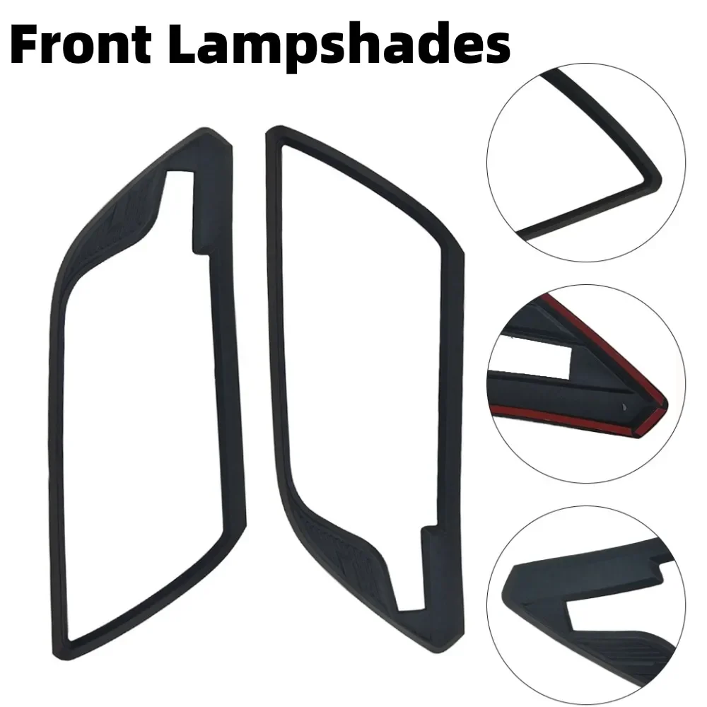 For NISSAN For NAVARA NP300 Headlight Cover Trim 2014 2020 Easy to Affix with Tape Protects Against Environmental Damage