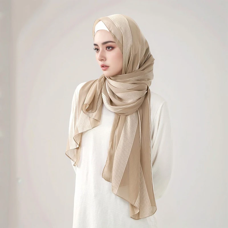 

Мусульманский шифоновый хиджаб-шарф для женщин, длинные однотонные головные платки, женские платки для Рамадана, мусульманские вуали, джерси-хиджабы, исламские головные платки, тюрбаны для женщин