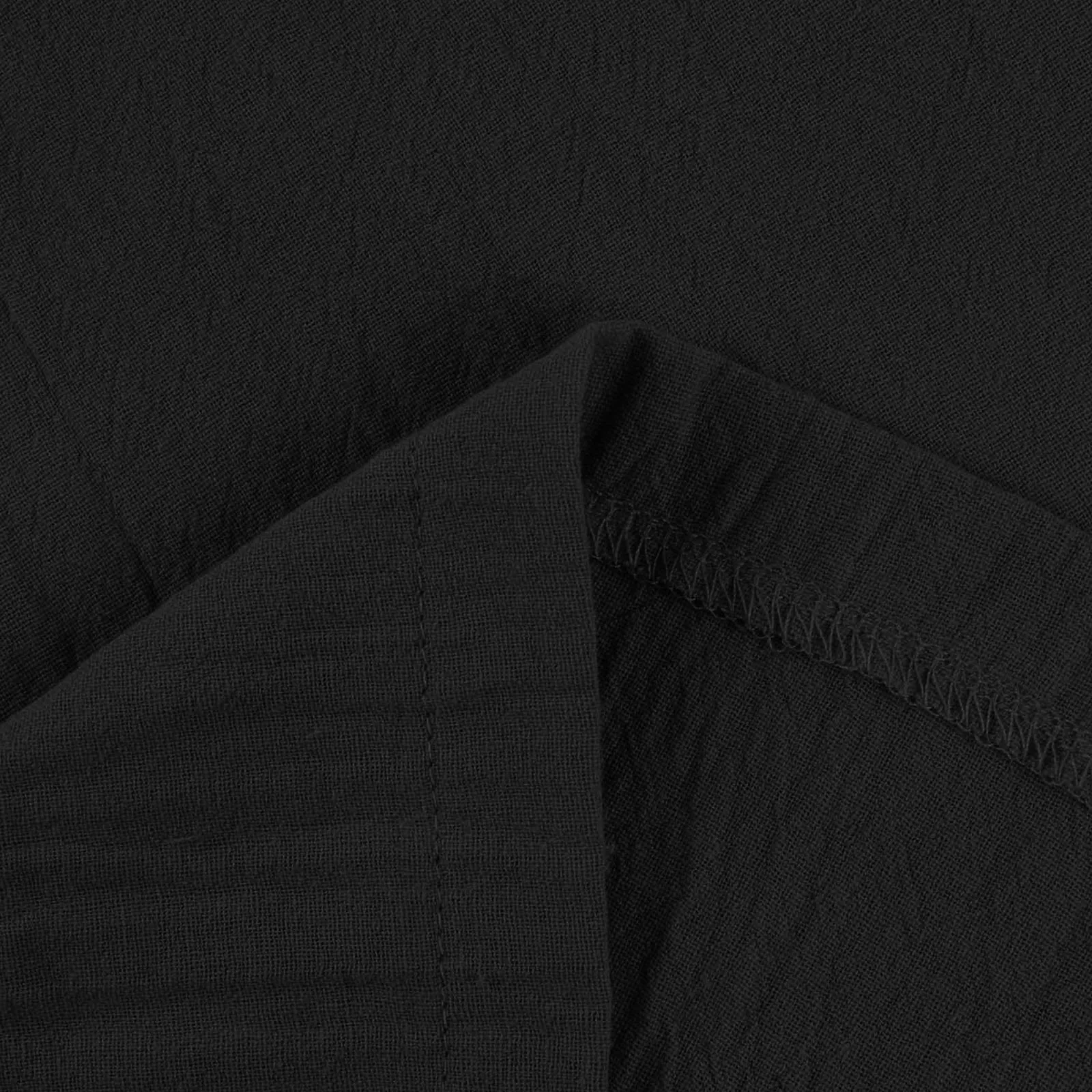 بذلة نسائية كاجوال فضفاضة من الكتان قابلة للتنفس ومريحة وبسيطة بحزام كتف بذلة صيفية عصرية ملابس الشارع