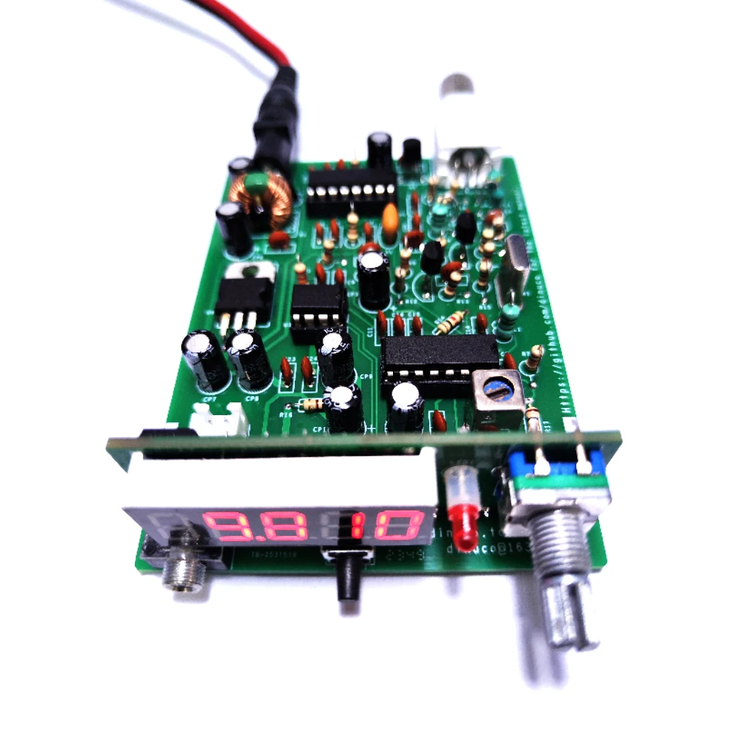 Imagem -05 - Ondas Curtas Receptor de Rádio am Sinal de Ondas Curtas Receber Pll Kits Faça Você Mesmo Display Digital Led Modulação de Frequência 323mhz