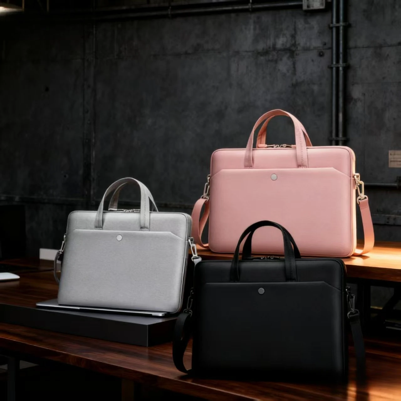 

Computer bag full airbag portable women's notebook bag men's 14.1/15 inch air cushion shoulder messenger briefcase