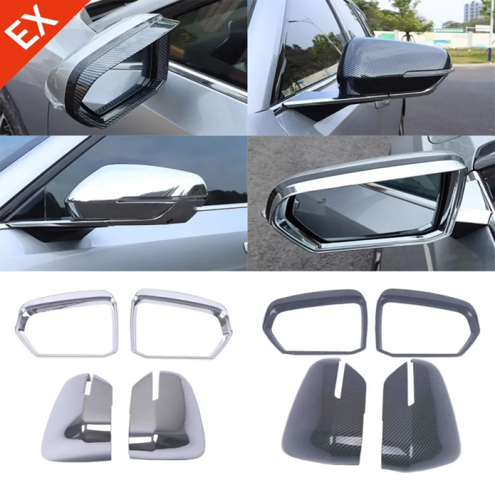 

For Trumpchi GAC GS8 2023-2024 Accessories Exterior Styling Side Door Rear View Mirror Cover Sticker Protection Garnish