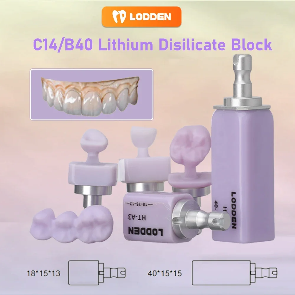 

Lodden Dental литиевые дисиликатные блоки C14/B40 стеклянные керамические кубики блоки для системы CAD CAM Sirona Cerec LT/MT/MO/HT