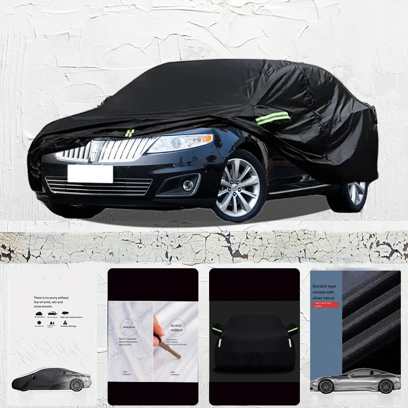 

For-Lincoln-MKS-Anti-UV-Sun-Shade-Rain-Snow-Resistant-Dustproof-Black-cover-Car-umbrella-Full