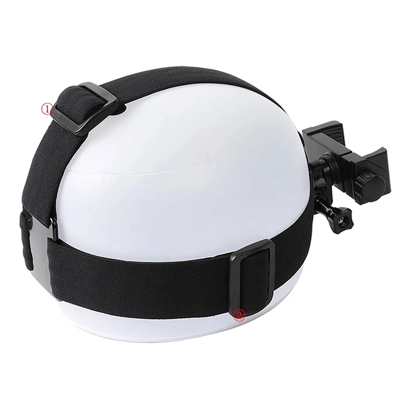 

First-person Perspective Fixed Bracket Head-Mounted Headband Bracket Adjustable Live Broadcast Mobile Phone Holder