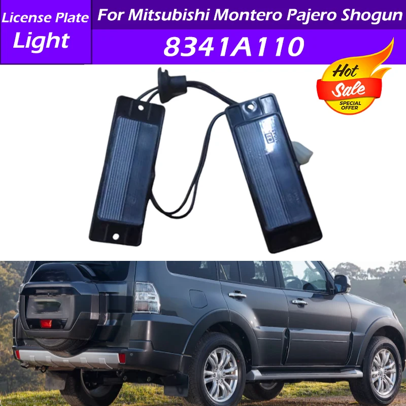 

8341A110 2pcs License Plate Light License Lamp Marker Plate Board Lights For Mitsubishi Pajero Montero V70 For Shogun V80 V60