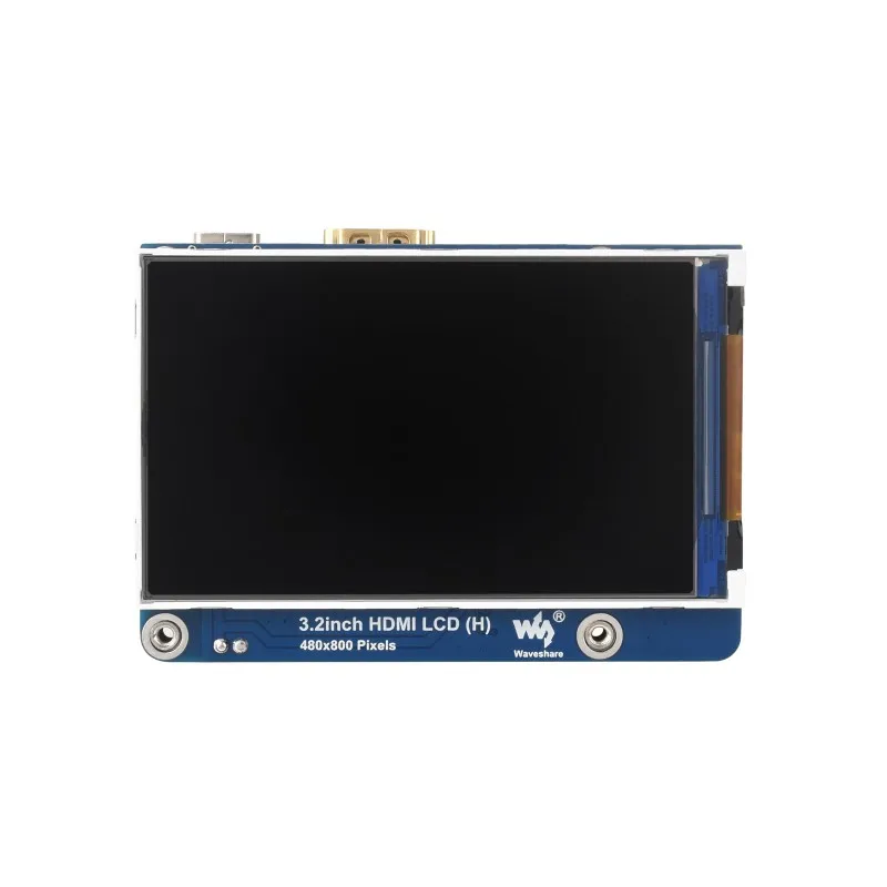 Waveshare 3.2inch HDMI IPS LCD Display (H), 480×800, Adjustable Brightness, No Touch