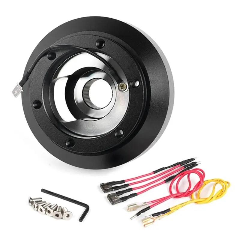

Prominent 135H Aluminum Steering Wheel Short Hub Adapter Boss Kit For For Honda Civic