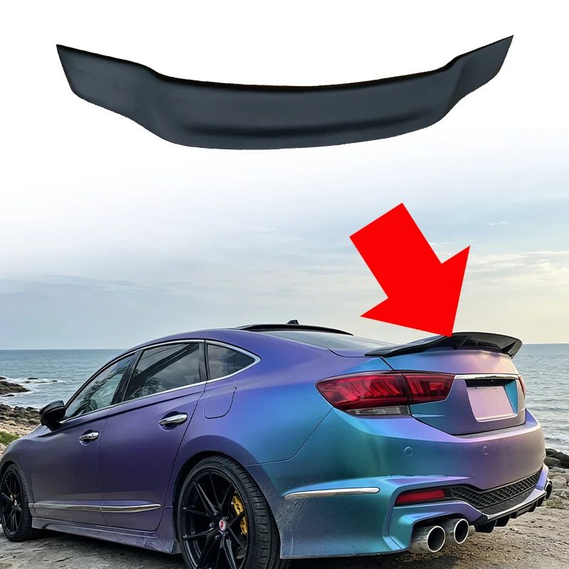 Spoiler Wing For 09‑13 15‑17 Spirior Rear Trunk Lip Spoiler Car Exterior Body Kit Accessories Auto Rear Tail Wing Decoration