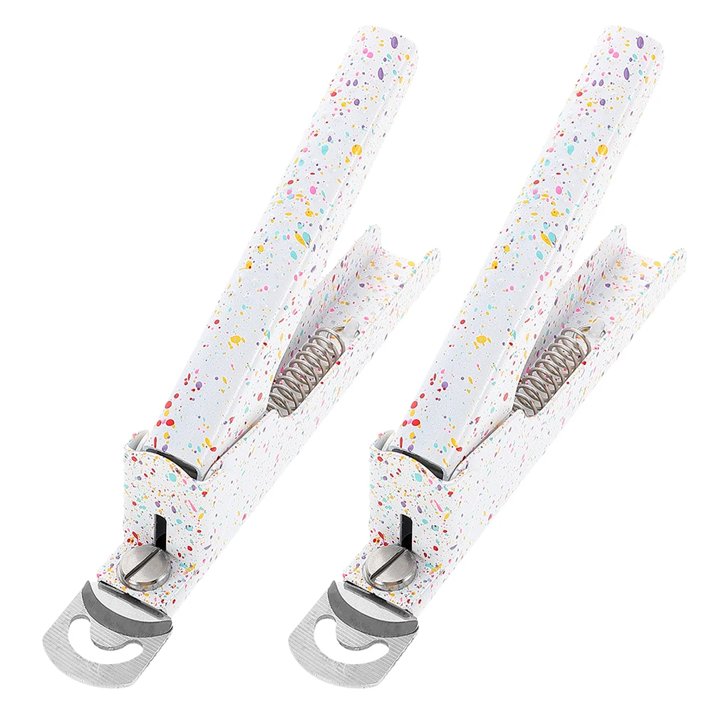 

2pcs Stainless Steel Nail Clippers Set U-Shaped Fingernail Clipper Precision Toenail Clippers For Thick Nails Ingrown Toenail