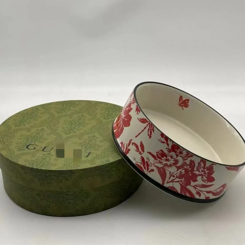 

Ceramic Printed Pet Bowl Cat Bowl Dog Bowl Pet Supplies