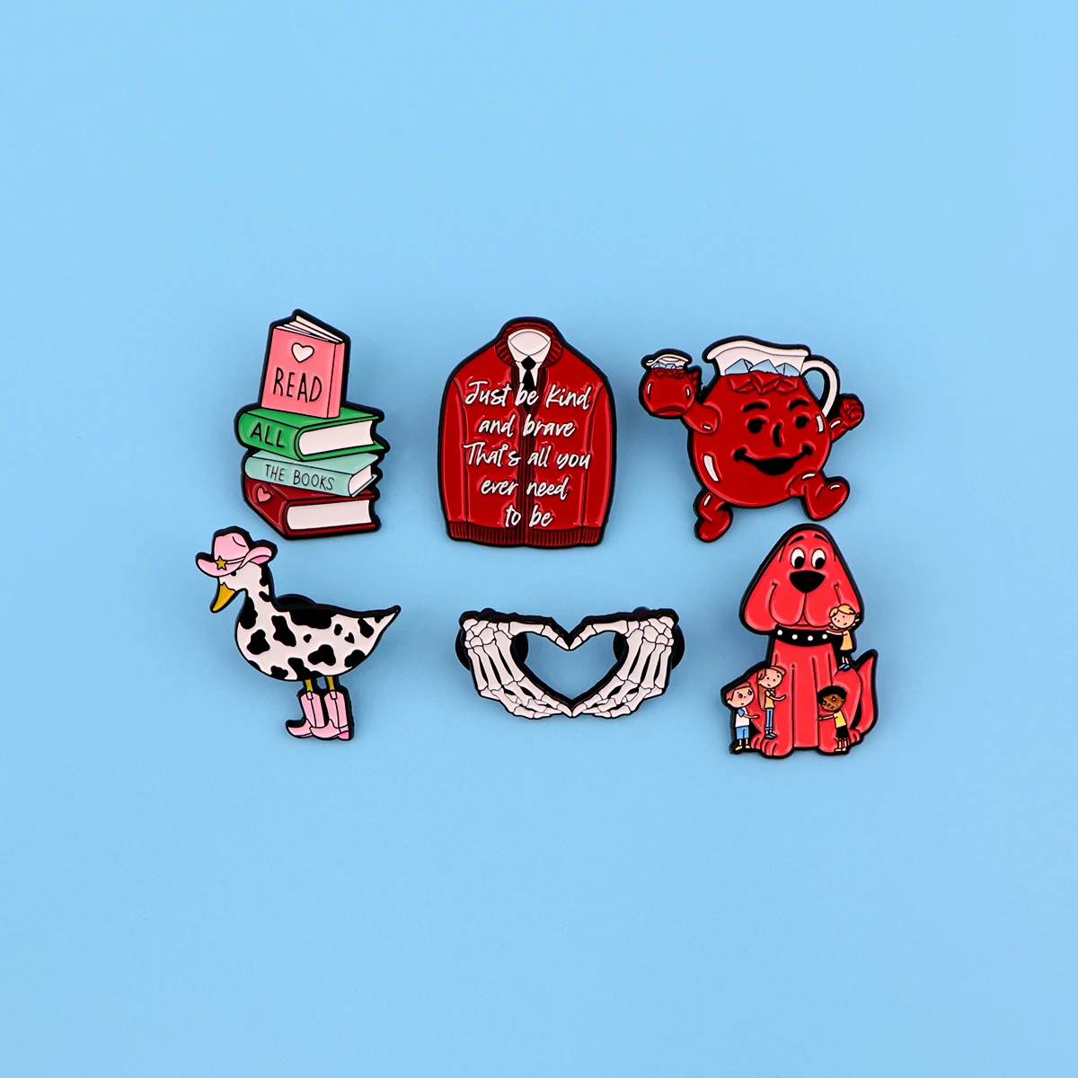 

Spotted Duck Jewelry Pins for Backpacks Funny Lapel Enamel Pins and Brooches for Woman Men Bags Badge Friend for Gifts