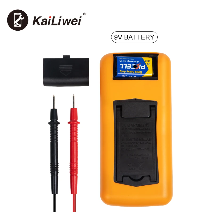 kailiwei 9205A Digital Multimeter AC/DC Transistor Tester Electrical NCV Test Meter Profesional Analog Auto Range Multimetro