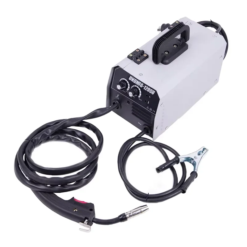 220V 120A Steel Faceplate Mig Welder Welding Portable Machine IGBT Inverter Mig/MMA Machine