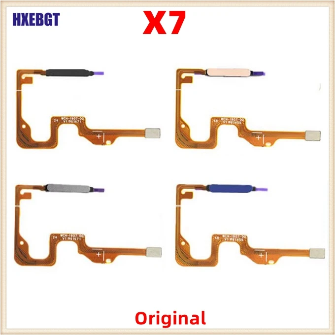 

For Honor X7 Power Button Key Flex Cable Fingerprint Sensor Scanner Recognition Flex Cable Repair Parts