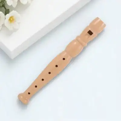 Clarinette en bois à 6 trous pour enfants, réaliste, exquise, Portable, Durable, facile à utiliser, pratique pour débutants, Instrument à vent Simple