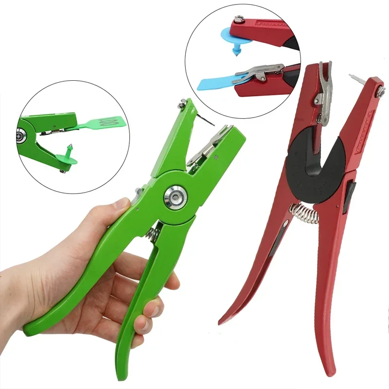 

Ear Tag Pliers For Cattle Sheep Pigs Horses Rabbits Ear Label Scissors Metal Thorn Tongs For Animal Identification Equipment