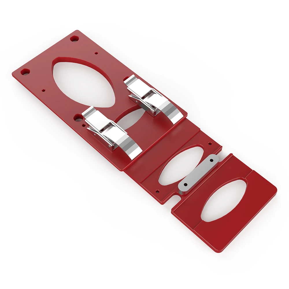 

ENJOYWOOD Track Saw Rail Square Guide Right Angle Guide Angle Stop Aluminum Alloy for Most Track Saw Guide Rail