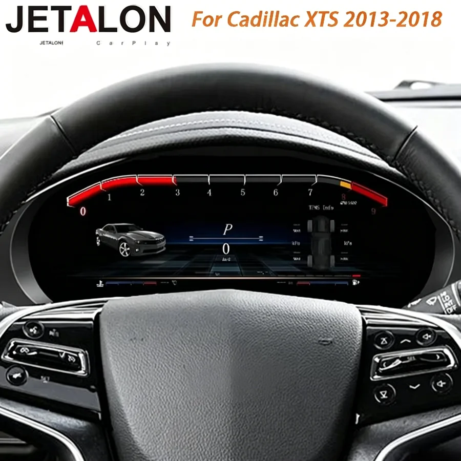 

12.3'' Virtual Cockpit Digital Dashboard Upgrade Smart Instrument Cluster LCD Speedometer Screen For Cadillac XTS 2013-2018
